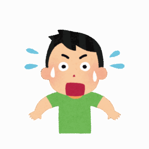 焦っている男性