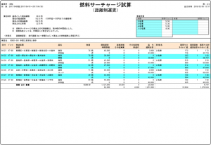 試算出力帳票